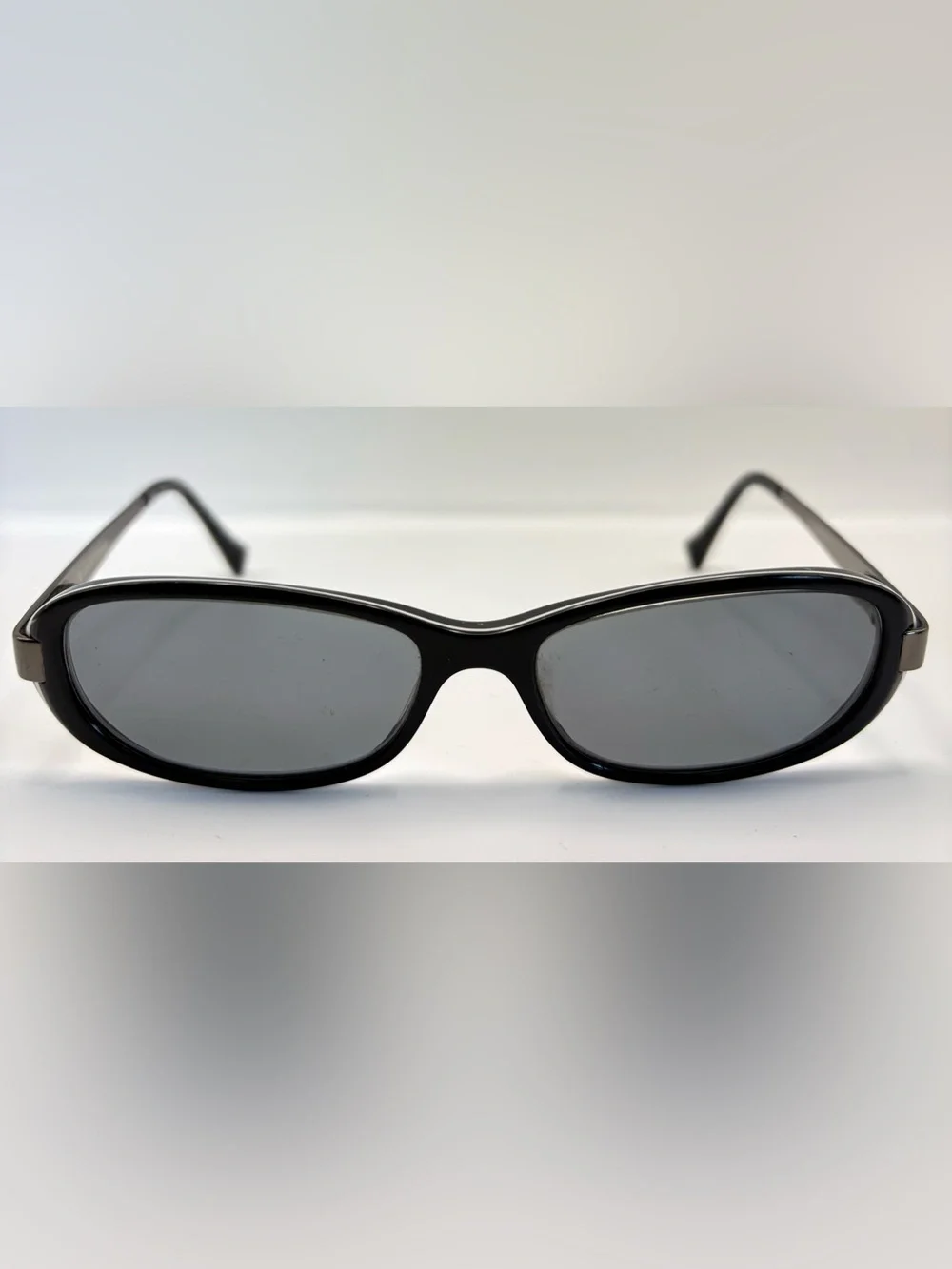 Luck Brand Layla Black Oval Sunglasses Frames Only